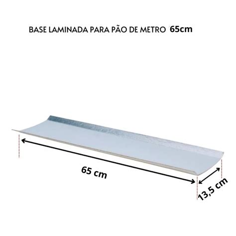 Preço Pão De Metro - Base Laminada para Pão de Metro 65x13,5cm - kit com 10 un. ou 30 un ...