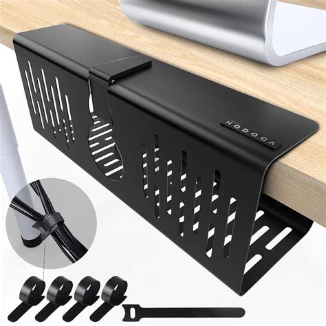 nodoca  drill  desk cable management tray cm wire management