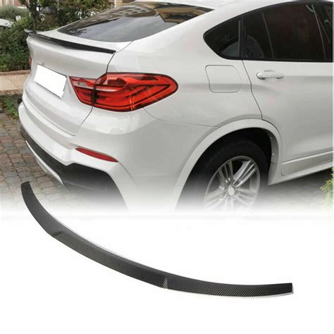 For Bmw X F Xdrive I Carbon Fiber Rear Boot Trunk Spoiler