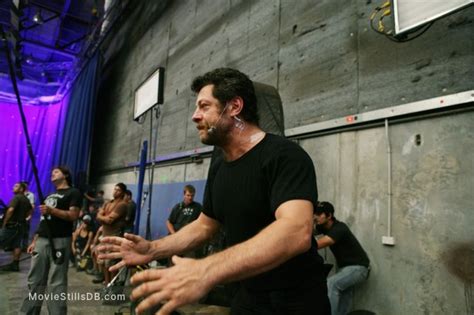 King Kong - Behind the scenes photo of Andy Serkis