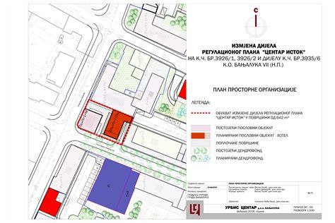 052b Izmjena dijela Regulacionog plana Centar Istok Град Бања Лука