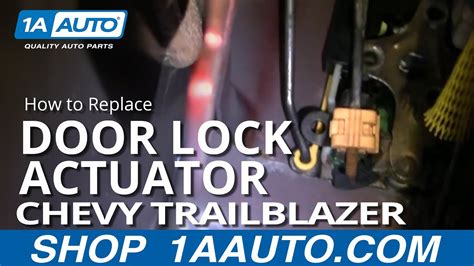 How To Install Replace Broken Power Door Lock Front Chevy Trailblazer Gmc Envoy 02 06