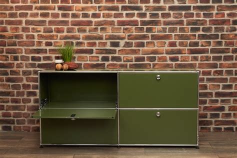 Usm Haller Sideboard Mit Klappen Sonderedition Olivgr N