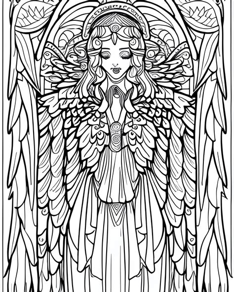 Angel Faces Printable