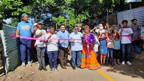 Alcald A De Managua Inaugura Calles Nuevas En El Barrio Carlos N Ez