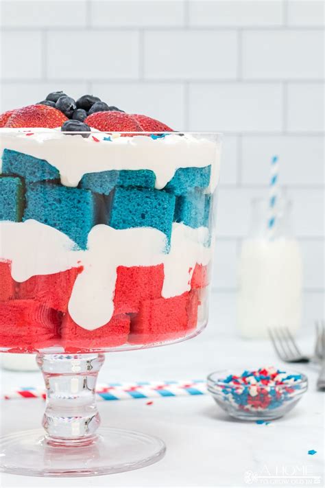 Firecracker Patriotic Trifle An Easy Summer Dessert A Home To Grow