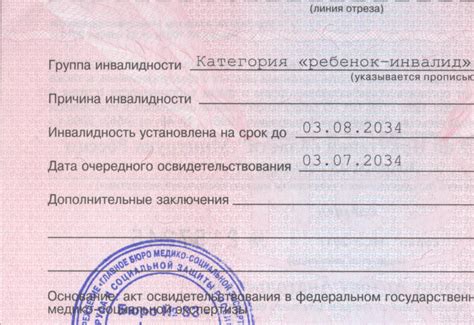 Образец справка мсэ об инвалидности