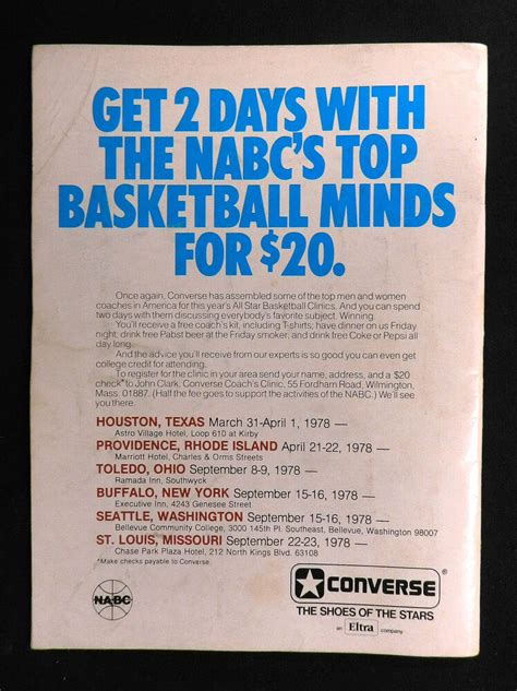 1977 CONVERSE BASKETBALL YEARBOOK DR J JULIUS ERVING : Free Download ...