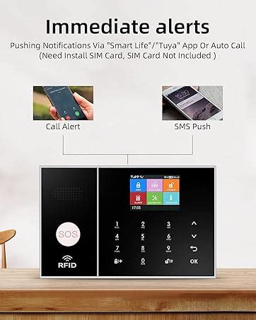 Amazon Pgst Wifi Gsm G Home Smart Alarm Security System App