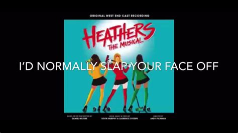 Heathers West End Candy Store Lyric Video Youtube