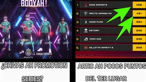 Chivas Esport Ah Promotion Series Artic Ah Pocos Puntos Del Er Lugar