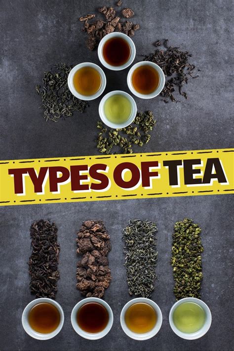 10 Different Types of Tea From Green to Herbal - Insanely Good