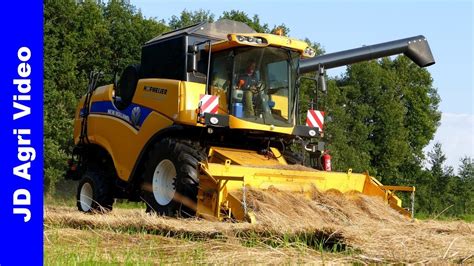 New Holland CX5080 Graszaad Dorsen Harvesting Grass Seed