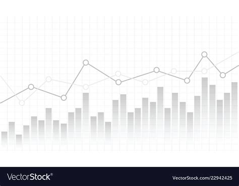 Abstract Financial Chart Royalty Free Vector Image