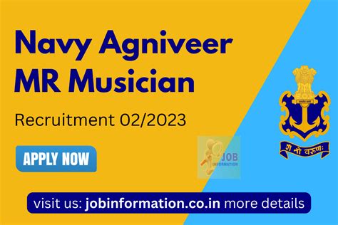 Navy Agniveer MR Musician Recruitment 02 2023 Online Apply Eligibility