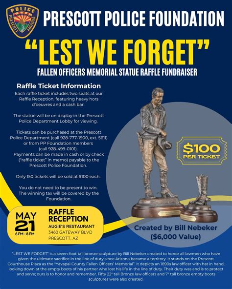 Prescott - Prescott Police Foundation Raffle - Limited-Edition Memorial