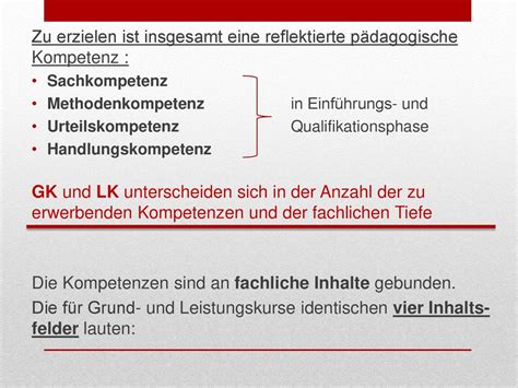 Grundkurs Und Leistungskursinformationen Ppt Herunterladen