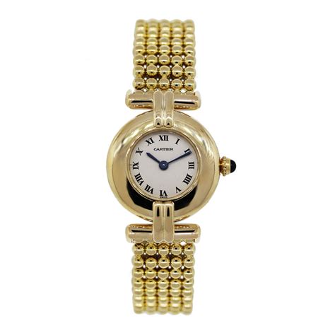 Cartier 18k Yellow Gold Vintage 1980s Ladies Watch - Boca Raton