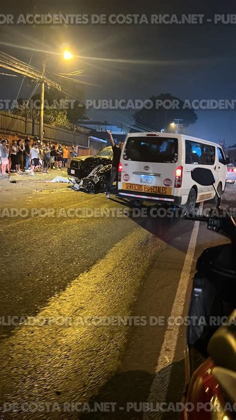 Lamentable Accidente En Alajuela Hombre Fallece Y Mujer Se Encuentra