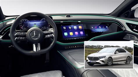 Next Gen Mercedes Benz E Class W214 Interior Revealed Superscreen Debuts With In Car Tiktok