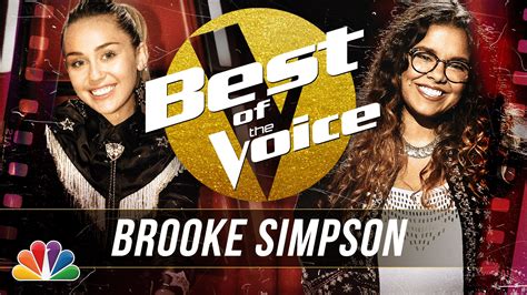 Watch The Voice Web Exclusive Brooke Simpson S Four Chair Turn Blind Audition Of Demi Lovato S