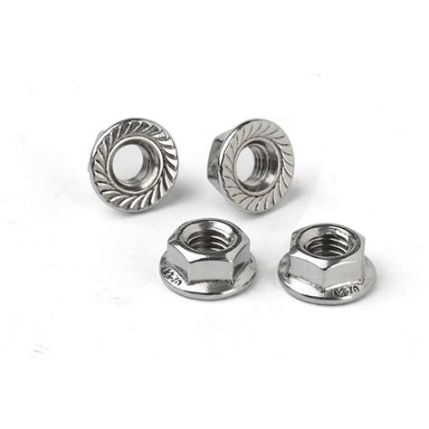 Pcs M X Mm Serrated Flange Hex Lock Nuts Electronic Products Ebay