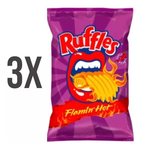 Kit Batata Rufles G Flamin Hot Super Picante Elma Chips Parcelamento Sem Juros