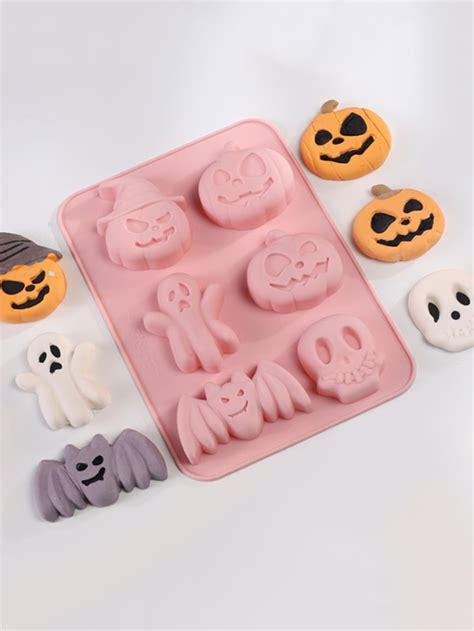 Halloween Ghost & Pumpkin Design Random Candy Mold | Halloween ...