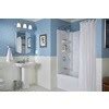 Moen 72-in Chrome Curved Adjustable Shower Curtain Rod at Lowes.com