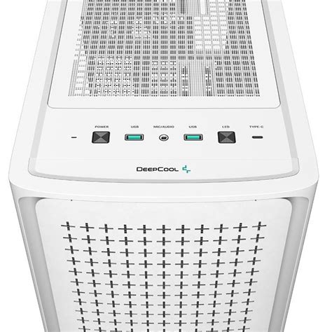 DeepCool CK560 White ARGB Tempered Glass Tower Chassis - R-CK560-WHAAE4 ...