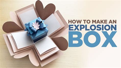 Explosion Box How To Make An Explosion Box Valentine S Day Crafts