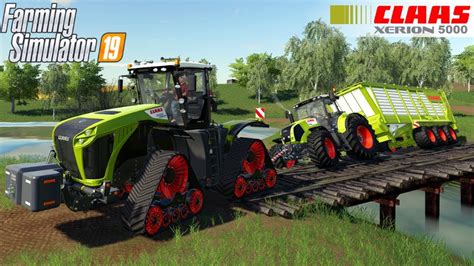 Farming Simulator 19 CLAAS XERION 4000 5000 TERA TRAC Pulls Out A