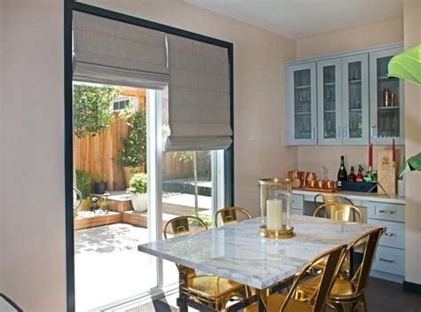 Roman Shades Over Patio Doors Patio Ideas