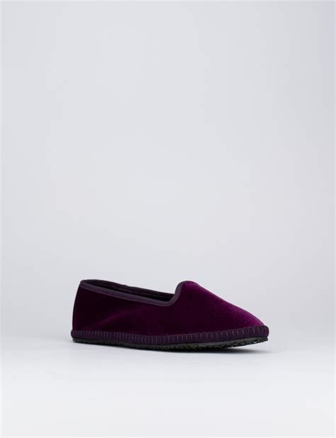 Ballerine Tacco Cm Velluto Viola Barca Stores