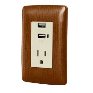 Cousb Im Truper Contacto Aterrizado Puertos Usb Madera