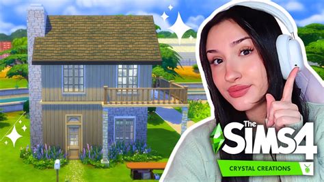 Building With The New Crystal Creations Stuff Pack In The Sims 4 Youtube