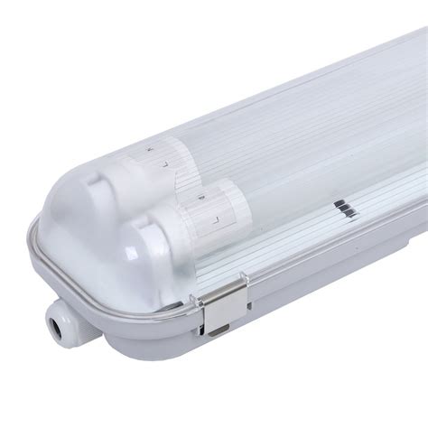 10 Pack LED TL Armaturen IP65 150 Cm Incl 2x24W LED Buizen 6000K