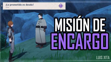 Lo prometido es deuda Genshin impact Misión de encargo YouTube