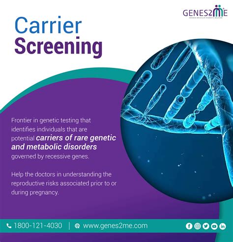 Carrier Screening In 2020 Genetic Disorders Metabolic Disorders