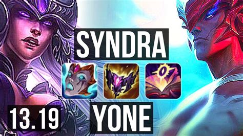 Syndra Vs Yone Mid Winrate Legendary Euw Grandmaster