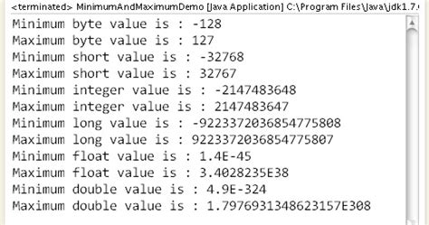 Max And Min In Java Meteor