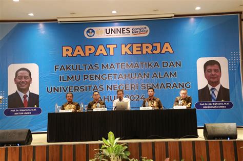 Rapat Kerja Fmipa Unnes Tetapkan Prioritas Dan Strategi Menuju World