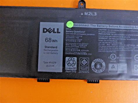 Mv R Dell Battery Wh V G G