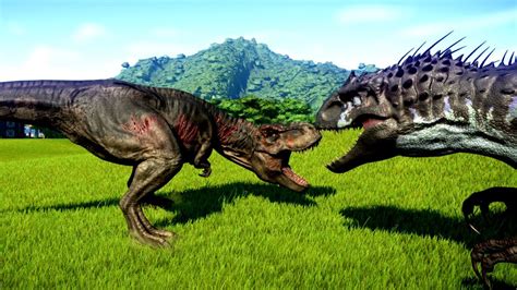 Spinosaurus Vs T Rex Indominus Rex Indoraptor Giganotosaurus Carcha