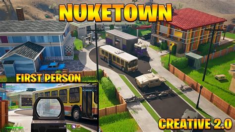 COD NukeTown First Person Creative 2 0 Map Code In Fortnite COD