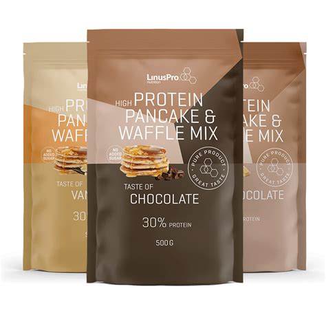 LinusPro Protein Pancake Waffle Mix 500g Fitness24