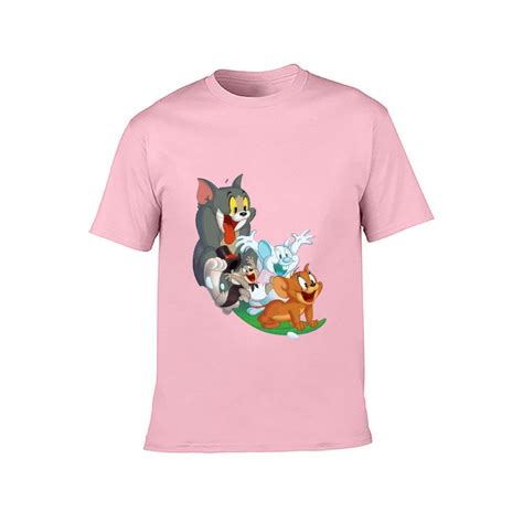 Футболка Tom and Jerry, размер 50, цвет розовый, хлопок - купить по ...