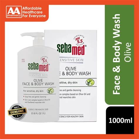 Sebamed Olive Face And Body Wash 1000ml Lazada