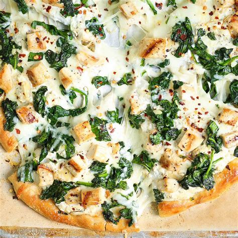 Garlic And Chicken White Pizza Recipe Cavit Collection