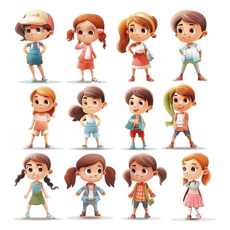 Imágenes De Personajes De Dibujos Animados De Niñas Dibujo De